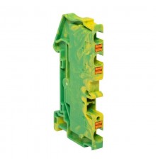 Клеммная колодка пружинная 4 Push-in 3 вывода земля PIT-4-3-pe  EKF