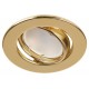 Светильник точечный встраиваемый под лампу ST2A 50Вт MR16 золото штампованный  C0043806  ЭРА
