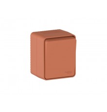 AtlasDesign Profi54 Терракотовый О/У Выключатель 1-клавишный с самовозвратом 10 АХ  ATN547015  SE