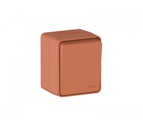 AtlasDesign Profi54 Терракотовый О/У Выключатель 1-клавишный 10 АХ  ATN547011  SE