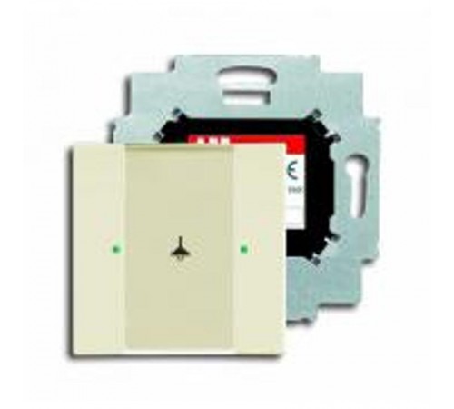 6125/01-884-500 Сенсор 1-кл. с коплером в комплекте, белый бархат  6115-0-0214  2CKA006115A0214  ABB