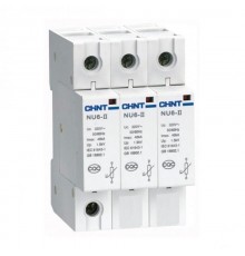 Ограничитель имп. перенапр. NU6-II 3P In=15кА  Uc=385B Im=40кА  213367  CHINT