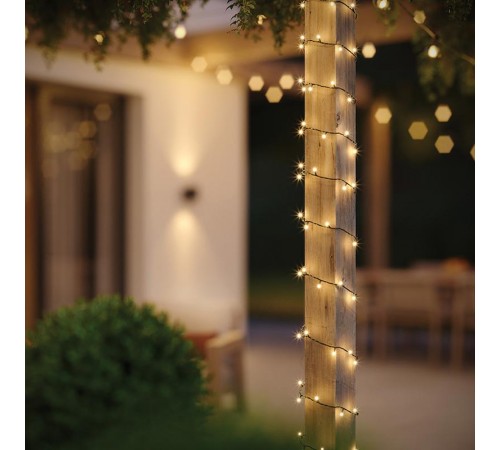 Гирлянда светодиодная линейная 230V 400 LED 40м, желтый, IP 44, шнур 3м , CL07  41620  FERON