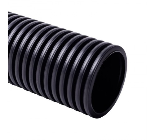 Труба двустенная гибкая УФ черная с протяжкой и соединительной муфтой D=110мм KOPOFLEX KF 09110 (UVFA), в бухте 50 м  KF 09110_UVFA  Kopos
