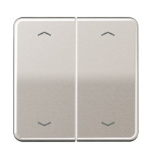 Клавиши для сдвоенной кнопки BCU; платина CD595MPPT Jung