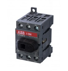 Рубильник OT40F3 до 40А 3пол для уст.на DIN-рейку или монтаж.плату(с рез. руч.)  1SCA104902R1001  ABB