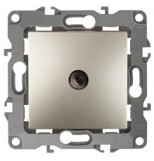 Розетка TV 12-3102-04 проходная,  шампань  Б0027434  ЭРА