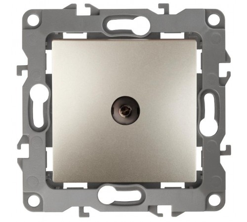 Розетка TV 12-3102-04 проходная,  шампань  Б0027434  ЭРА