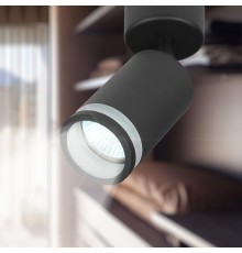 Светильник настенно-потолочный спот OL23 BK MR16/GU10, черный  Б0054397  ЭРА