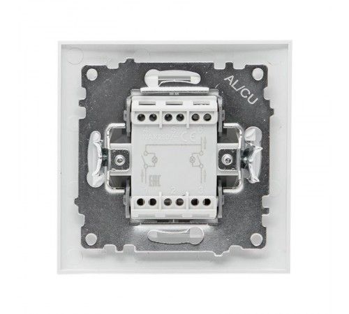 Валенсия выключатель 2-кл. 10А белый с индикатором EKF PROxima   EWV10-123-10   EKF