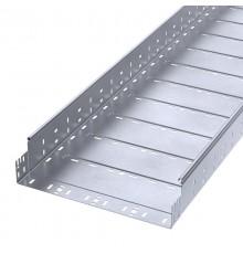 Лоток перфорированный Профи INOX (AISI 316) 400х100x3000 (1,0 мм) (6 м/уп)  PR16.13502  Промрукав