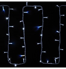 Гирлянда Нить (дюраплей) 20м, с эффектом мерцания, белый каучук, 230В, цвет Белый  315-185  NEON-NIGHT