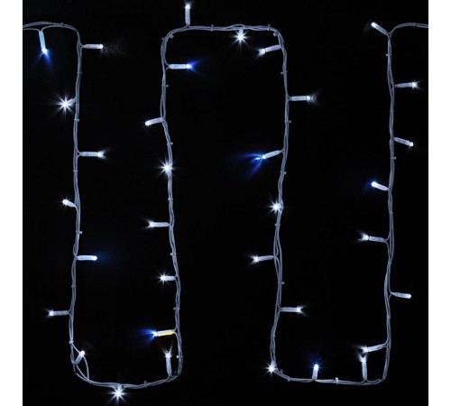 Гирлянда Нить (дюраплей) 20м, с эффектом мерцания, белый каучук, 230В, цвет Белый  315-185  NEON-NIGHT
