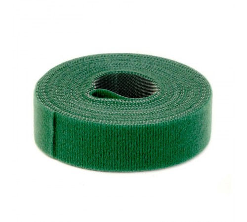 Лента-липучка в рулоне 9мм.x 5м.-ЗЕЛЕНЫЙ  285X09GN  DKC