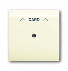 Плата центральная (накладка) для механизма карточного выключателя 2025 U, серия impuls, цвет слоновая кость  1753-0-0079   2CKA001753A0079  ABB