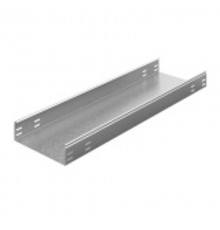 Лоток неперфорированный 100х80х3000, толщ. 1,2 мм, гор. цинк  УЛН-100х80х3000-1,2-ГЦ  Ostec