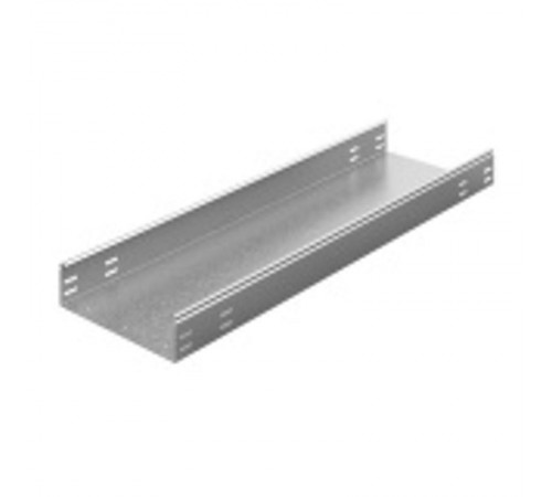 Универсальный лоток неперфорированный 500х80х3000, толщ. 1,2 мм, Сендзимир цинк  УЛН-500х80х3000-1,2-СЦ  Ostec