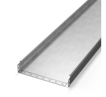 Лоток неперфорированный Стандарт INOX (AISI 304) 400х80х3000 (1,0 мм) (3 м/уп)  PR16.2321  Промрукав