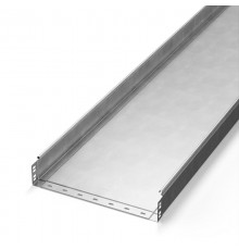 Лоток неперфорированный Стандарт INOX (AISI 304) 400х80х3000 (1,0 мм) (3 м/уп)  PR16.2321  Промрукав