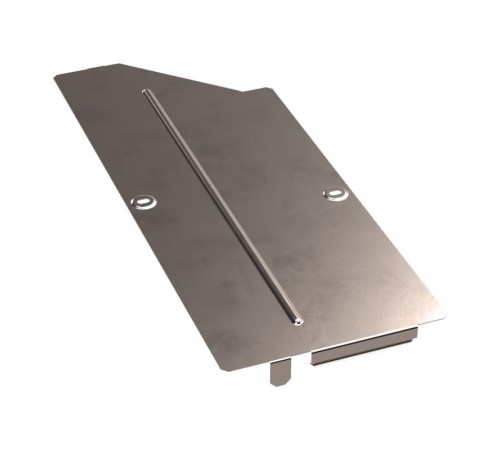 Крышка переходника правого Стандарт INOX (AISI 409) 500х400  PR16.5915  Промрукав