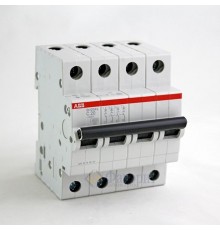 Выключатель автоматический четырехполюсный SH204 50А B 6кА (SH204 B50)  2CDS214001R0505  ABB