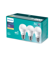 Промопак ESSLEDBulb 11W E27 3000K 3шт.  929002299547  PHILIPS