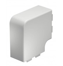 Крышка плоского угла кабельного канала WDK 60x110 мм (ПВХ,белый) (WDK HF60110RW)  6192939  OBO Bettermann