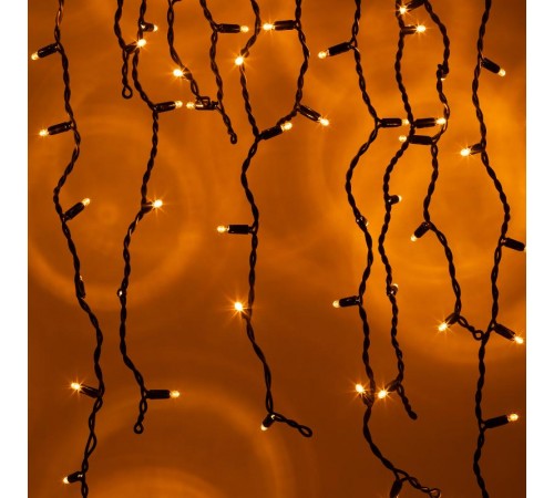 Гирлянда светодиодная уличная ERAPS-BZ2  бахрома  2*1 м желтая 120 LED IP65  220 В  Б0060546  ЭРА