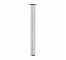 Ножка металл.квадрат, нерегулир, 25х25х400 мм, никель- накл.   151264  Tech-KREP