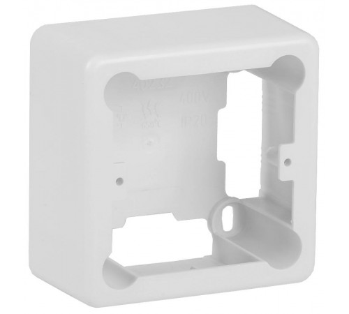 Коробка универсал. КМКУ 85х85х42мм неразб. ЭЛЕКОР белая  CKK10D-U-2-K01  IEK