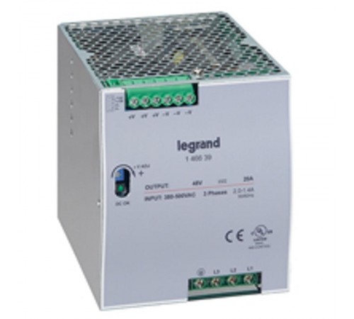 3-фазный Импульсный источник питания 48В 960Вт 20A  146639  Legrand
