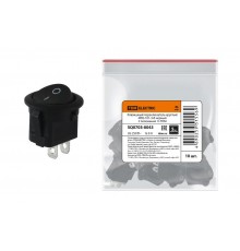 Клавишный переключатель круглый MRS-101-3-B черный 2 положения 1з  SQ0703-0043  TDM