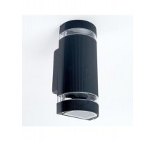 Светильник садово-парковый с клеммой в комплекте, 230V 2*GU10, DH1702, черный  48318  FERON