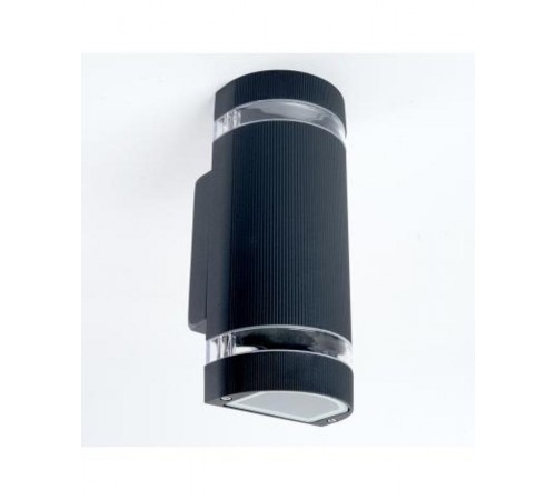 Светильник садово-парковый с клеммой в комплекте, 230V 2*GU10, DH1702, черный  48318  FERON