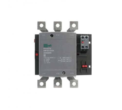 Контактор 225А 380В_АС АС3_ АС4 1НО+1НЗ КМ-102  21956DEK  DEKraft
