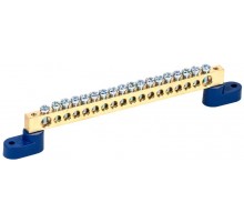 Шина N "ноль" на двух угловых изоляторах ШНИ-8х12-18-У2-С  YNN10-812-18C2-K07  IEK