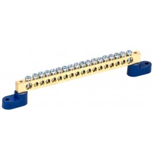 Шина N "ноль" на двух угловых изоляторах ШНИ-8х12-18-У2-С  YNN10-812-18C2-K07  IEK