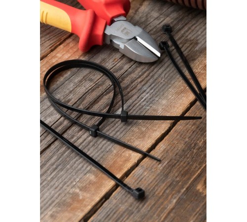 Хомут нейлоновый ЧЕРНЫЙ 3,6х370 (уп./100шт) EKF Simple  plc-cb-3.6x370  EKF