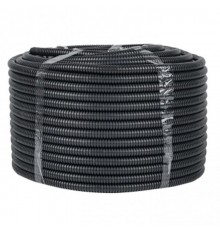Труба гофр. ПНД Plast с зондом d25мм (50м.) черная PROxima  tpnd-25-50m  EKF