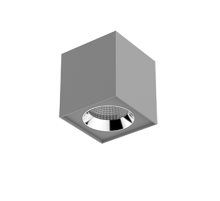 Светильник светодиодный DL-02 Cube накладной 125*135 20W 4000K 35° RAL7045 серый муар  V1-R0-H0360-20000-2002040  VARTON