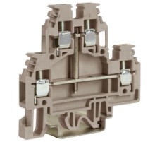 DAS.4/CI, прох-й зажим беж. 2уровня 2,5 кв.мм, с перемычкоймежду ур-ми  ZDS117  DKC