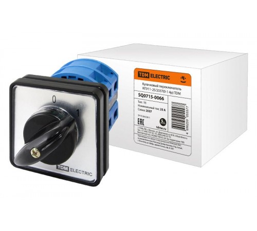 Кулачковый переключатель КПУ11-25/2037 (0-1 4р)  SQ0715-0066  TDM