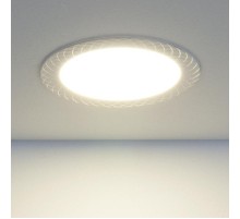 Светильник светодиодный встраиваемый "downlight" DLR005 12W 4200K WH белый  a035363  Elektrostandard