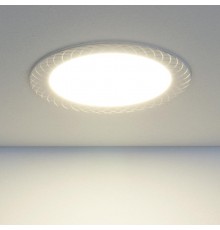 Светильник светодиодный встраиваемый "downlight" DLR005 12W 4200K WH белый  a035363  Elektrostandard