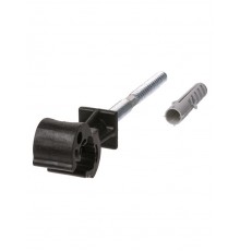 Держатель шпилька-саморез длина 100 мм, полимер. фикс. с защелкой для прута 8-10 мм, гор. цинк.   SQ2402-3235  TDM