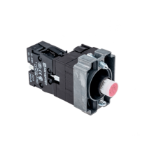 Основание с модулем подсветки, 1NC блок-контакт, красный, 220V AC/DC, мет. MTB2-BW634  43297  ОВЕН