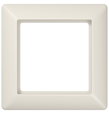 Рамка для вертикальной и горизонтальной установки, 1 пост; дюропласт; слоновая кость; AS500  AS581  Jung