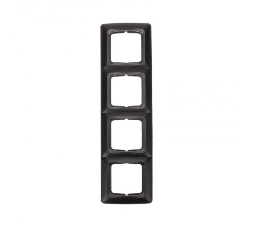 DEA Рамка 4-я горизонтальная Черный Металлик  KR-78-0348  Kranz