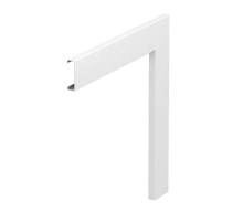 Крышка плоского угла двойного кабельного канала Rapid 80 45x12x400 мм (сталь,белый) (GS-OT50FRW)  6279990  OBO Bettermann