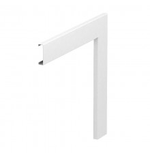 Крышка плоского угла двойного кабельного канала Rapid 80 45x12x400 мм (сталь,белый) (GS-OT50FRW)  6279990  OBO Bettermann